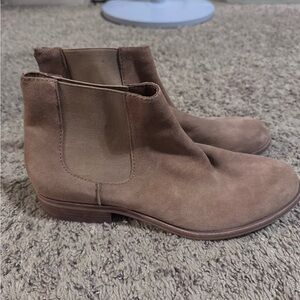 Dolce Vita Tan Suede Ankle Boots